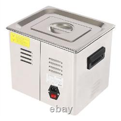 10L Ultrasonic Washing Machine Dental Lab Instruments Cleaningwith Heater Timer