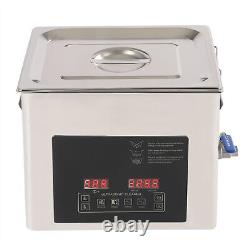 10L Ultrasonic Washing Machine Dental Lab Instruments Cleaningwith Heater Timer