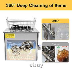 10L Ultrasonic Washing Machine Dental Lab Instruments Cleaningwith Heater Timer