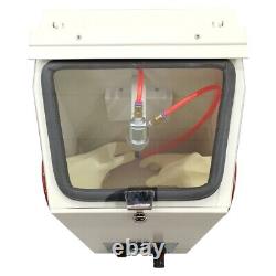 110V Dental Vertical Circulable Sandblasting Machine Dental Lab Equipment