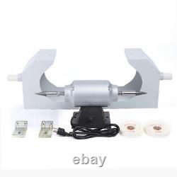 110V Polisher Polishing Machine Dental Lab Lathe Bench Buffing Grinder Jewelry