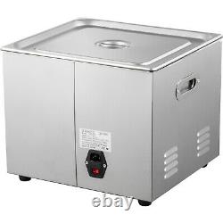 15L Ultrasonic Cleaner Heater Timer 600W 40KHz Jewelry Cleaning Machine