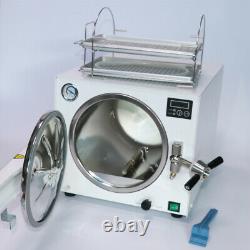 18L Dental Medical Autoclave Steam Sterilizer Sterilization Machine TR250N 110V