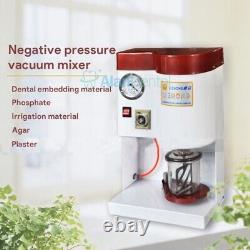 500ML Dental Lab Vacuum Mixer Negative Pressure Mixer Gypsum Mixing Machine