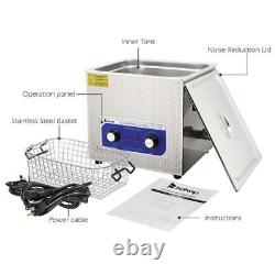 500W Ultrasonic Cleaner with Heater &Timer, 15L Ultrasonic Cleaning Machine