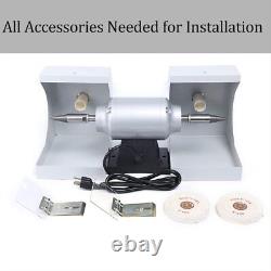 550W Jewelry Polisher Polishing Machine Dental Lab Lathe Bench Buffing Grinder