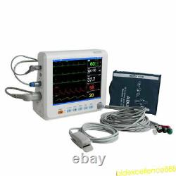 8 Portable Multi-parameter Vital Signs Monitor Patient Monitor ICU CCU Machine