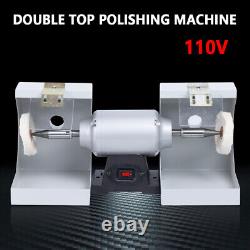 Benchtop Lathe Buffing Grind Polisher Dental Lab Grinder Polishing Machine 550W