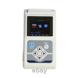 CONTEC 3-Channel 24 Holter Monitor ECG/EKG System Machine, pacemaker Analyzer