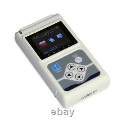 CONTEC 3-Channel 24 Holter Monitor ECG/EKG System Machine, pacemaker Analyzer, USA