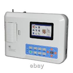 CONTEC 3-channel 12 LEAD color ECG EKG machine w PC software Electrocardiograph