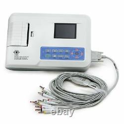 CONTEC ECG300G Digital 3 Channel 12 lead Electrocardiograph EKG Machine+ PC SW