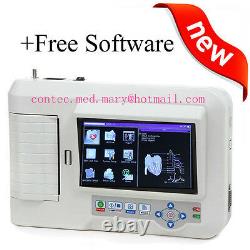 CONTEC ECG600G 6-Channel 12-Lead Digital Cardiology EKG ECG Machine, withsoftware