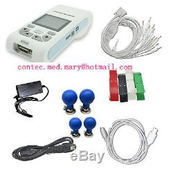 CONTEC ECG90A Touch 12-lead ECG&EKG Machine Electrocardiograph Sync PC Software