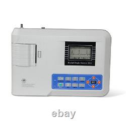 CONTEC Portable EKG Monitor ECG Machine electrocardiograph Free Printer NEW