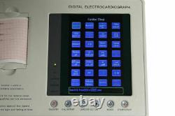 Carejoy 12-lead 3-channel Electrocardiograph ECG EKG Machine+interpretation