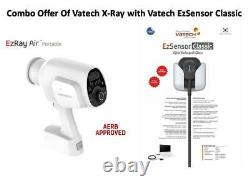 Combo Vatech Ez Ray Air Portable X Ray Machine with RVG size 1.5 Free shipping