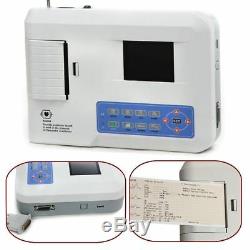 Contec ECG300G Digital Three Channels ECG/EKG Machine Electrocardiograph+USB SW