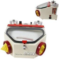 Dental Lab 2-pen Sandblasting Machine Degumming Adhesive Porcelain Tooth Spray