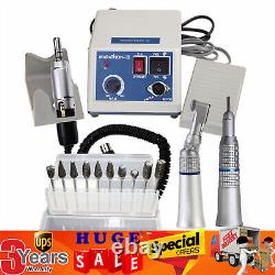 Dental Lab Micromotor Marathon Polisher Machine&35K RPM Handpiece&10x Drill Burs