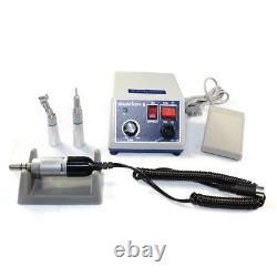 Dental Lab Micromotor Marathon Polisher Machine+35K RPM Handpiece+10x Drill Burs