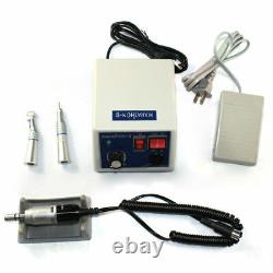 Dental Lab Micromotor Marathon Polisher Machine&35K RPM Handpiece&10x Drill Burs