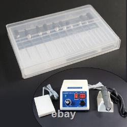 Dental Lab Micromotor Marathon Polisher Machine&35K RPM Handpiece&10x Drill Burs