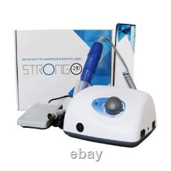 Dental Lab Micromotor Strong 210/105L 35K RPM Nail Art Manicure Pedicure Machine