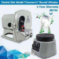 Dental Lab Model Wet Trimmer Abrasive Machine 110V JT19 + 4 Round Vibrator