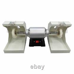 Dental Lab Polishing Lathe Polishing Burnishing Lathe Machine 2 Tops 3000Rpm