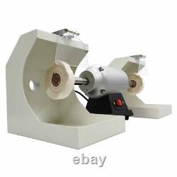 Dental Lab Polishing Lathe Polishing Burnishing Lathe Machine 2 Tops 3000Rpm