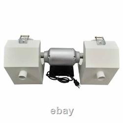 Dental Lab Polishing Lathe Polishing Burnishing Lathe Machine 2 Tops 3000Rpm