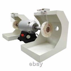 Dental Lab Polishing Lathe Polishing Burnishing Lathe Machine 2 Tops 3000Rpm