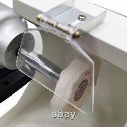 Dental Lab Polishing Lathe Polishing Burnishing Lathe Machine 2 Tops 3000Rpm