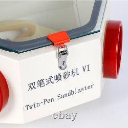 Dental Lab Sandblaster Sandblasting Power Polisher Blasting Polishing Machine