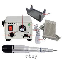 Dental Low Speed Handpiece Straight Contra Angle + STRONG Micromotor 90 Machine