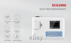 Digital 1 channel 12-lead ECG/EKG color machine Electrocardiograph printer CE