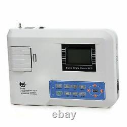 Digital ECG machine Portable 12-lead one-channel EKG electrocardiograph Newest