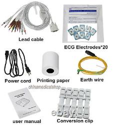 Digital single channel 12-lead ECG/EKG machine Electrocardiograph FDA