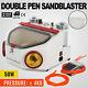 Double Pen Sandblaster Twin-pen Sand Blasting Machine Polishing +lamp Dental Lab