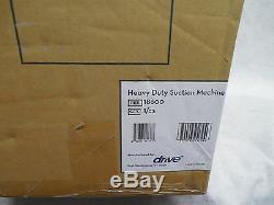 Drive Medical 18600 Suction Pump Portable Home Heavy Duty Aspirator Machine NIB