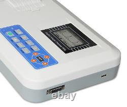 ECG/EKG Machine 12 lead Portable 1 channel Electrocardiograph interpretation FDA