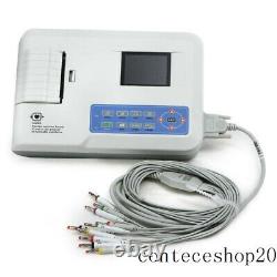 ECG Machine 300G 3 Channel 12 lead EKG Digital Electrocardiograph, Printer, US, FDA