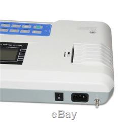ECG Machine LCD Electrocardiograph 1 Channel EKG Monitor 12 Leads Printer