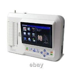 ECG600G 6-Channel 12-Lead Digital Cardiology EKG ECG Machine+PC Software CE FDA