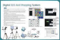 KT88 16-Channel Digital EEG Machine Mapping System, Free PC Software Tripods CE
