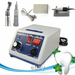 Marathon Dental Lab Micromotor Drill Polisher Machine N3+35K RPM Handpiece+10Bur