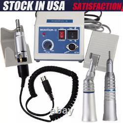 Marathon Dental Lab Micromotor Drill Polisher Machine N3+35K RPM Handpiece+10Bur