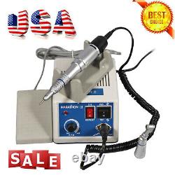 Marathon Dental Lab Micromotor Drill Polisher Machine N3+35K RPM Handpiece+10Bur