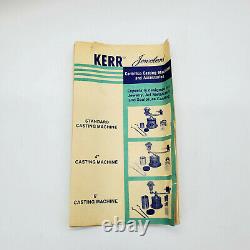 NEW Kerr Centrifico 4 Casting Machine Complete Kit Vintage Jewelers Dental RARE